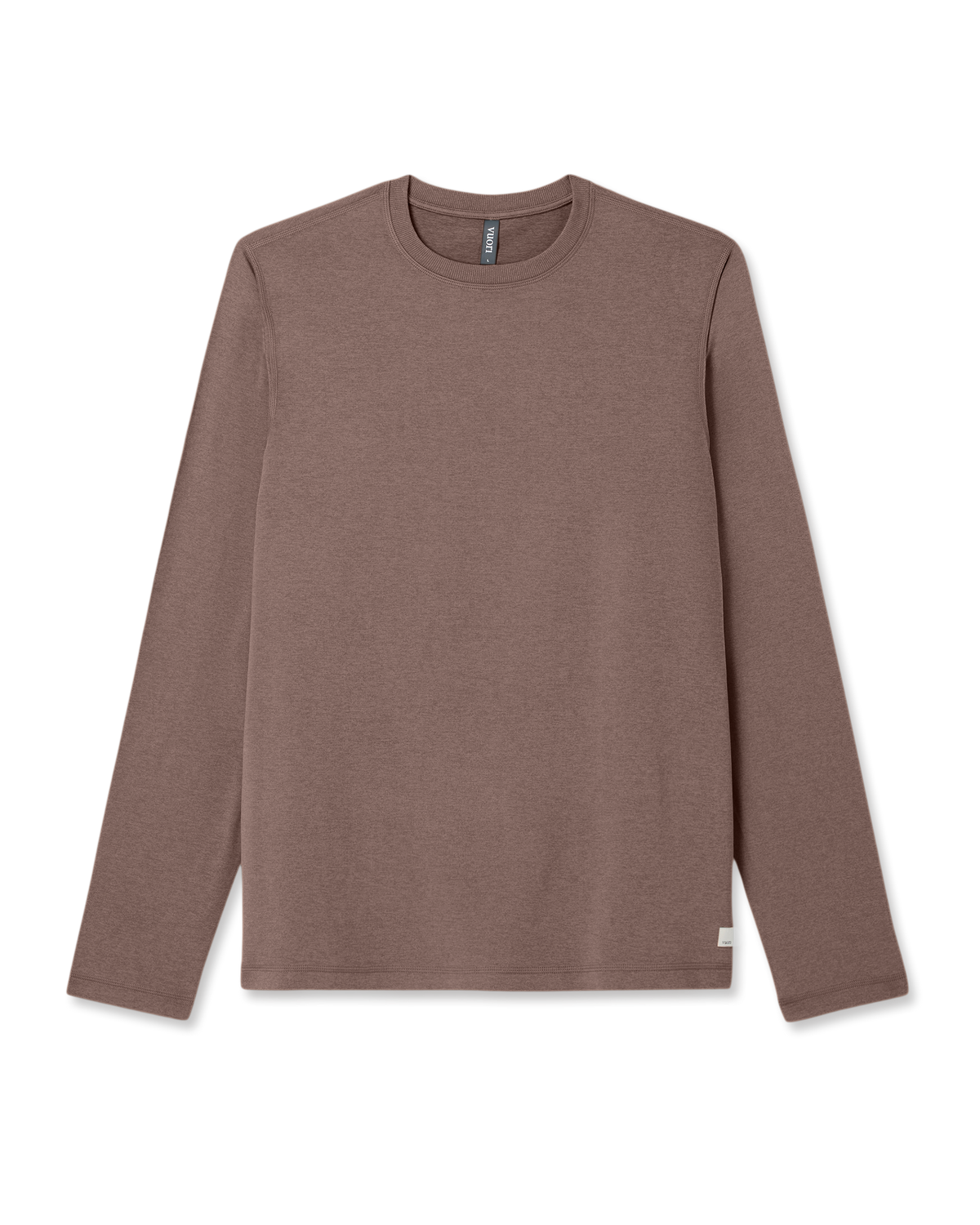 Men's Long Sleeve Ponto Performance Tee Elm Heather - Vuori