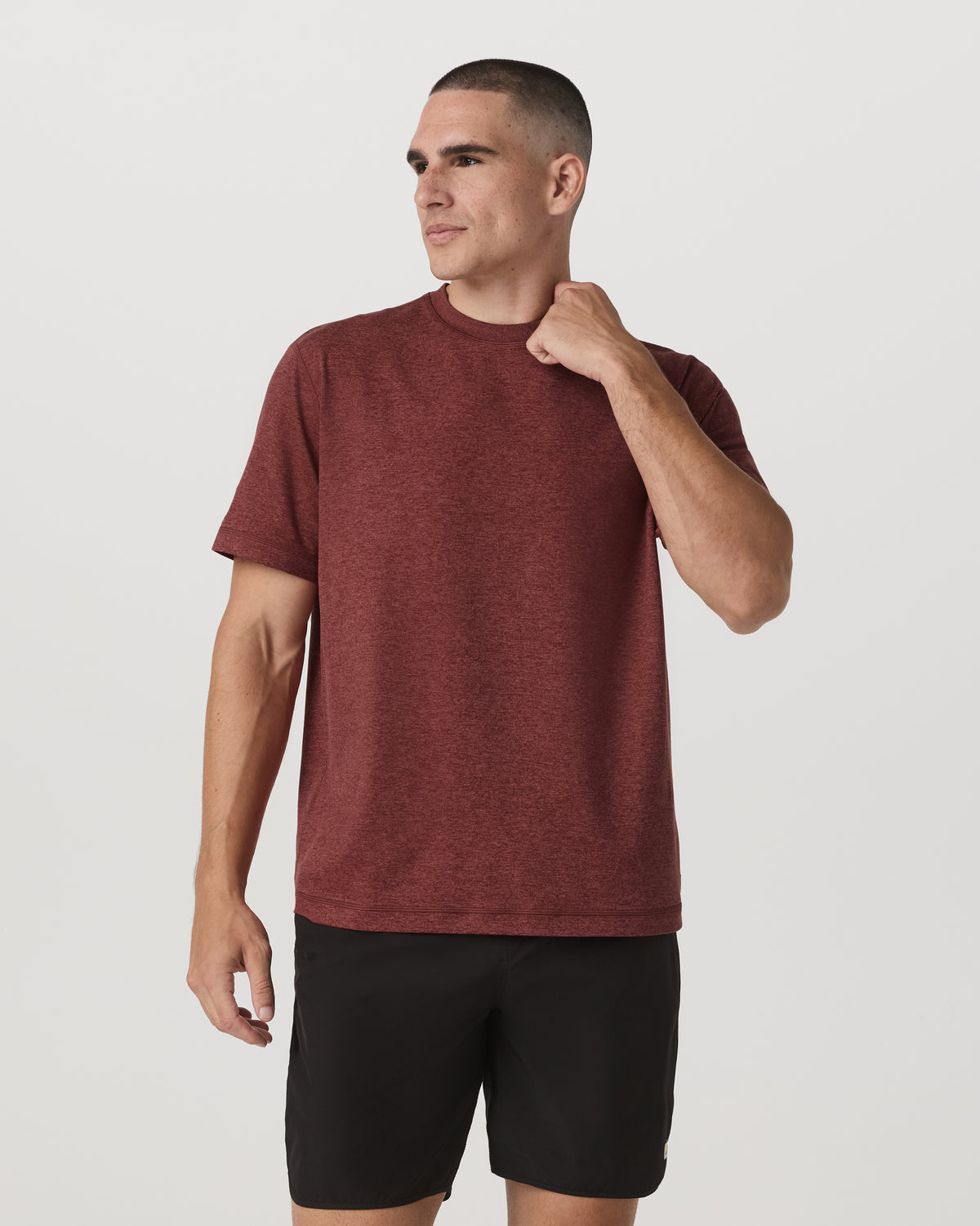Men's Short Sleeve Ponto Tee - Relaxed Spiced Apple - Vuori