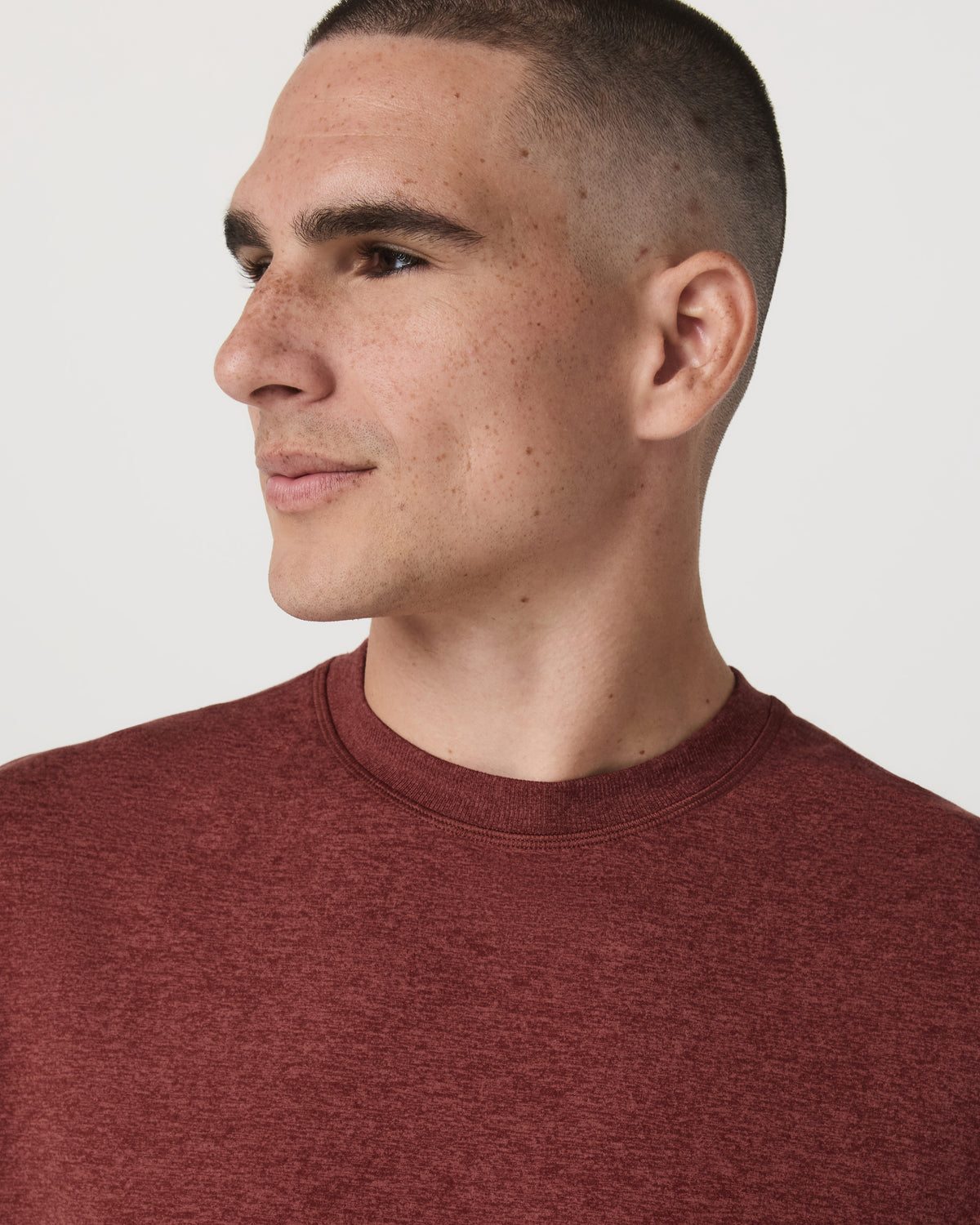 Men's Short Sleeve Ponto Tee - Relaxed Spiced Apple - Vuori