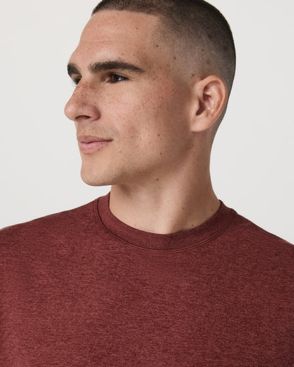 Men's Short Sleeve Ponto Tee - Relaxed Spiced Apple - Vuori