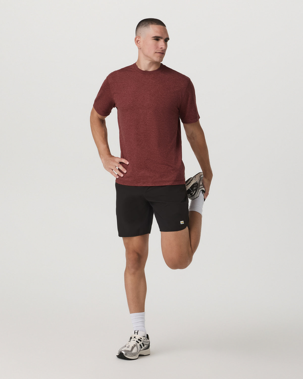 Men's Short Sleeve Ponto Tee - Relaxed Spiced Apple - Vuori