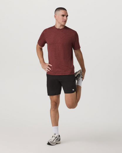 Men's Short Sleeve Ponto Tee - Relaxed Spiced Apple - Vuori