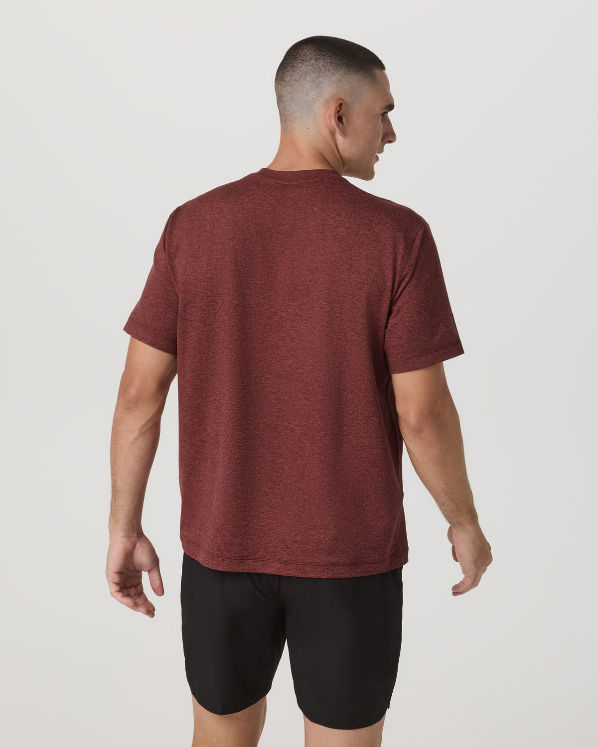 Men's Short Sleeve Ponto Tee - Relaxed Spiced Apple - Vuori