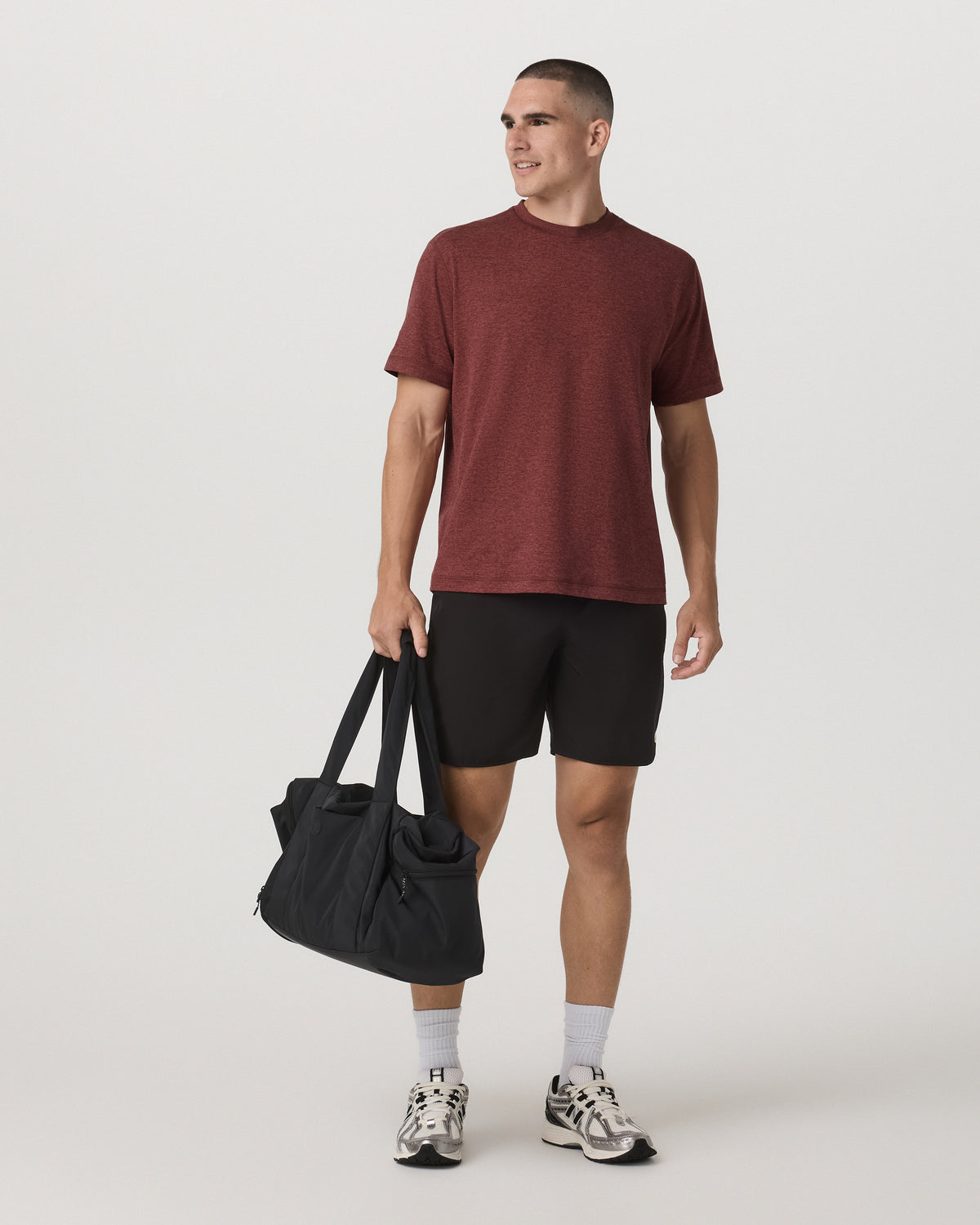Men's Short Sleeve Ponto Tee - Relaxed Spiced Apple - Vuori