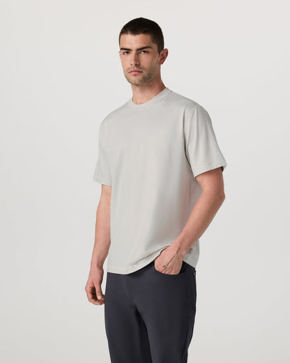 Men's Short Sleeve Ponto Tee - Relaxed Salt Heather - Vuori