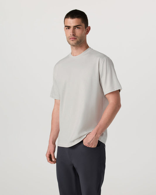 Men's Short Sleeve Ponto Tee - Relaxed Salt Heather - Vuori