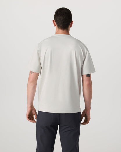 Men's Short Sleeve Ponto Tee - Relaxed Salt Heather - Vuori