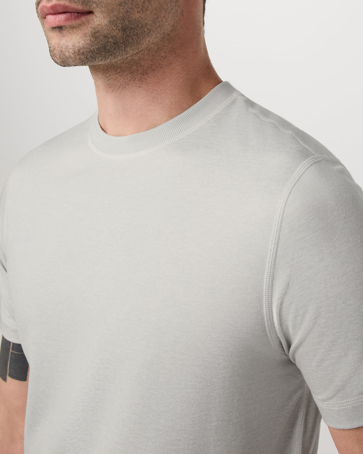 Men's Short Sleeve Ponto Performance Tee Salt Heather - Vuori