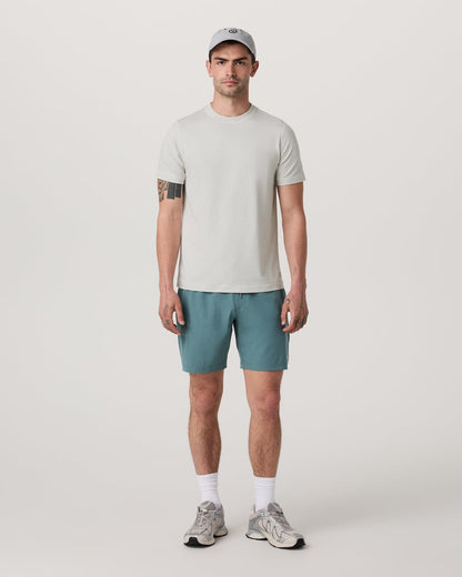 Men's Short Sleeve Ponto Performance Tee Salt Heather - Vuori