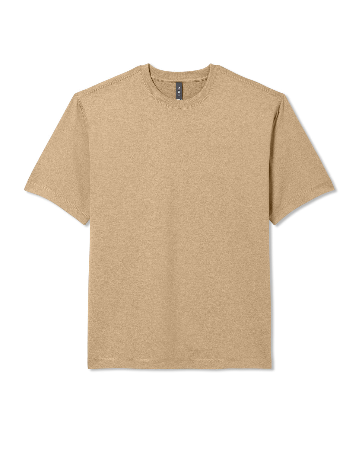 Men's Short Sleeve Ponto Tee - Relaxed Sungold Heather - Vuori