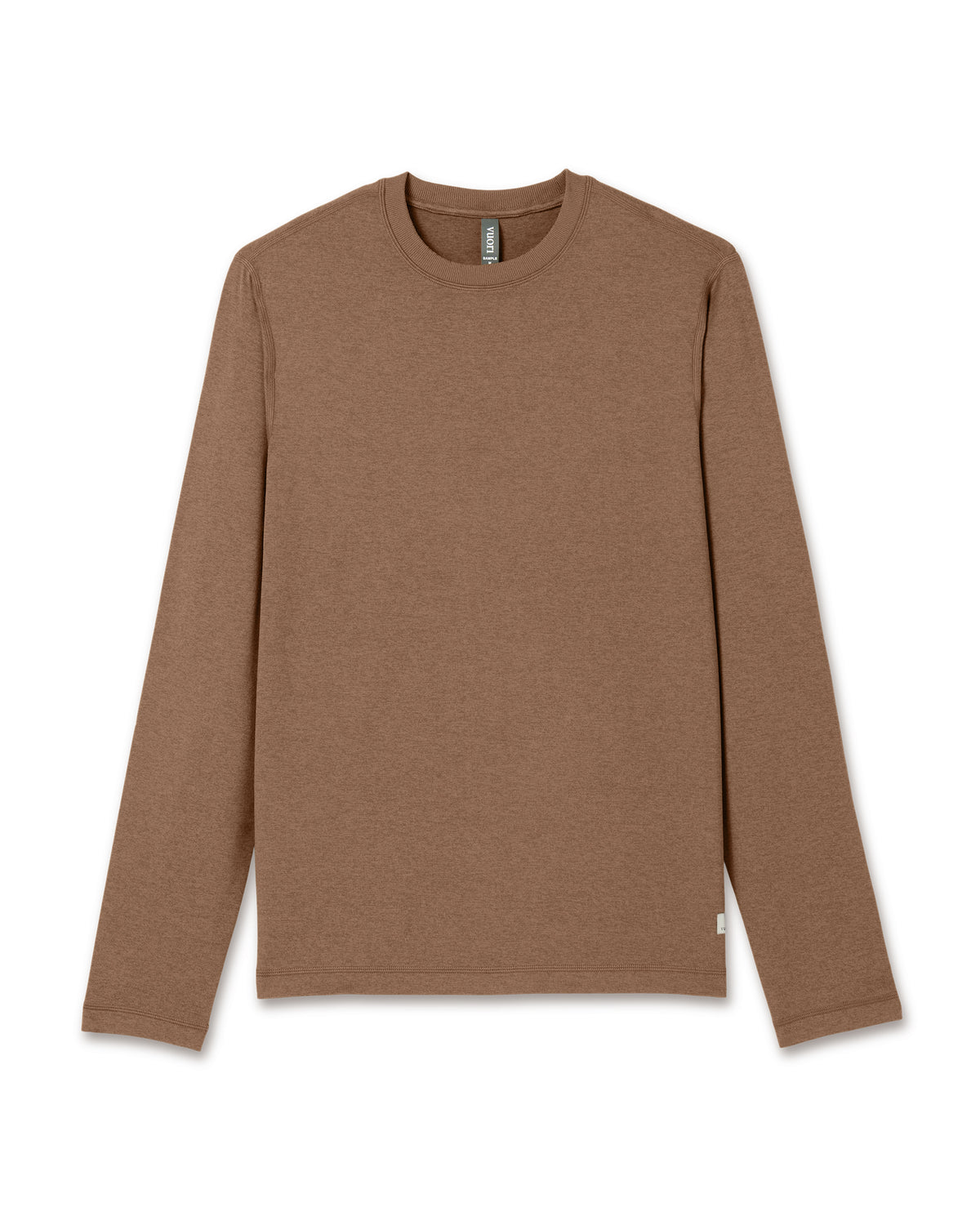 Long Sleeve Ponto Performance Tee Pecan Heather - Vuori