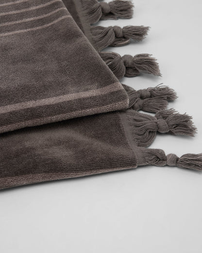 Fringe Beach Towel Java Quick Dry Towel - Vuori