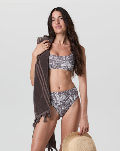 Fringe Beach Towel Java Quick Dry Towel - Vuori
