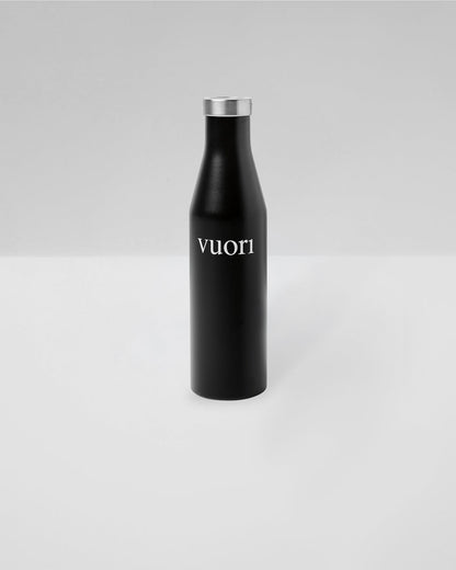 S6 Wordmark Mizu Water Bottle Black Insulated Bottle - Vuori