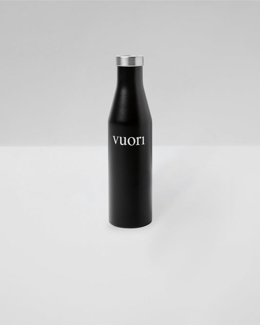 S6 Wordmark Mizu Water Bottle Black Insulated Bottle - Vuori