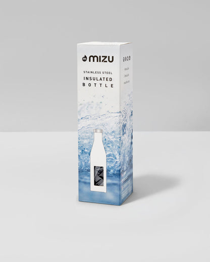 S6 Wordmark Mizu Water Bottle Black Insulated Bottle - Vuori