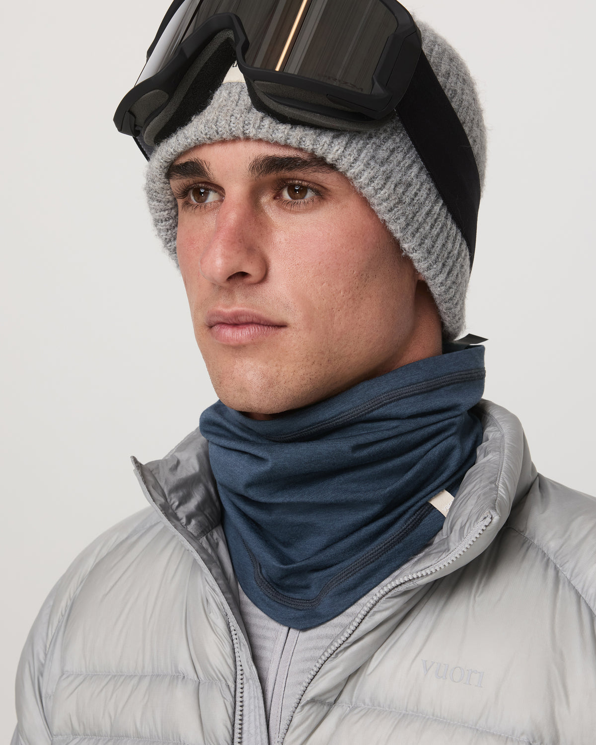 DreamKnit Neck Gaiter Azure Heather Gaiter - Vuori