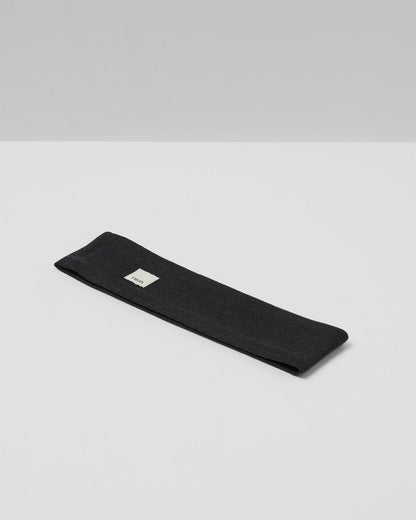 Halo Headband Black Heather Performance Headband - Vuori