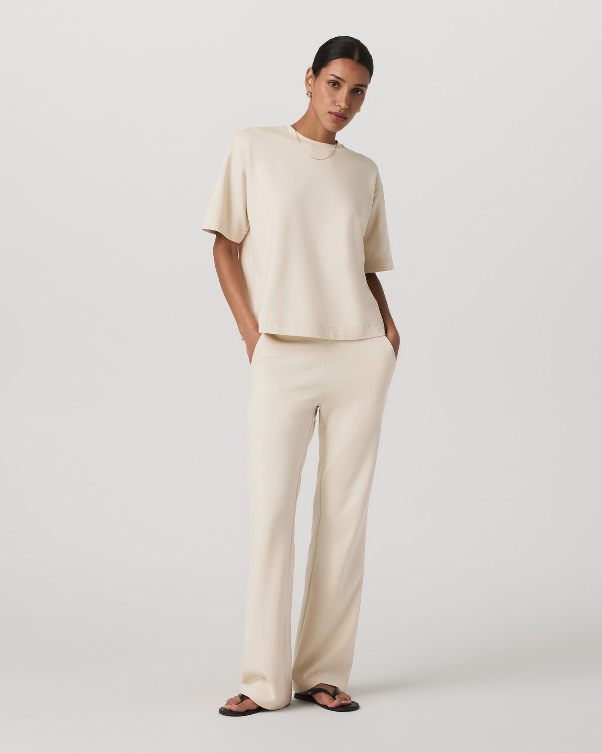 Maven Slim Bootcut Pant Women's Bone Bootcut Pants - Vuori