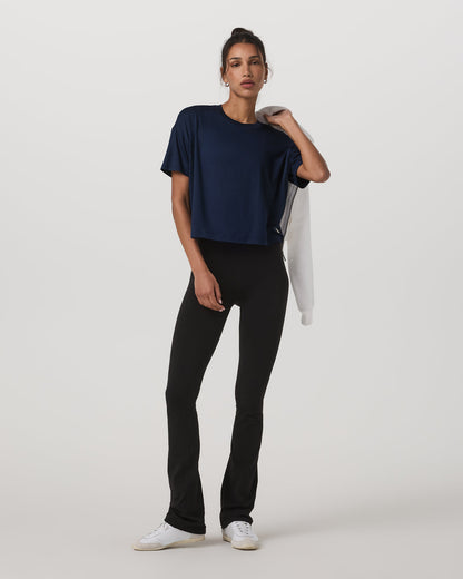 Energy Tee Women's Blue Coast Oversized Tee Shirt - Vuori